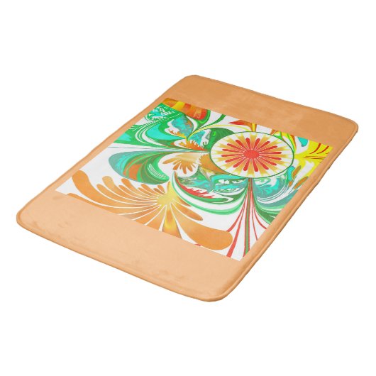 Tapis De Bain Explosion de Citrus (Angle)