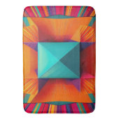 Tapis De Bain Explosion de soleil prismatique : Diamant géométri (devant Vertical)
