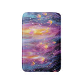 Tapis De Bain Explosion florale lumineuse abstraite (Devant (Vertical))