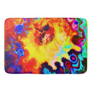 Tapis De Bain Explosion Motif colorée