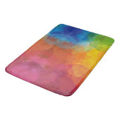 Tapis De Bain Explosions de couleurs vives (Angle)