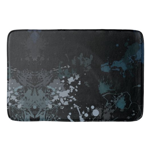 Tapis De Bain Explosions de couleurs vives (Devant)