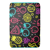 Tapis De Bain Extravagance de fruits de néon (devant Vertical)
