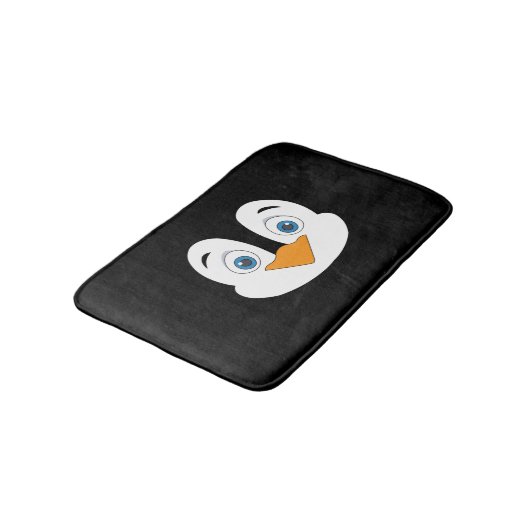 Tapis De Bain Face de pingouin mou (Angle)