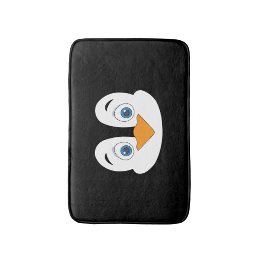 Tapis De Bain Face de pingouin mou (Devant (Vertical))