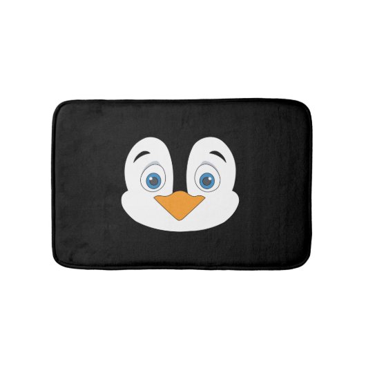 Tapis De Bain Face de pingouin mou (Devant)
