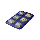 Tapis De Bain face lunaire du soleil (Angle)