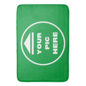 Tapis De Bain FACILE ! Grand Mat de bain - Personnalisé (devant Vertical)
