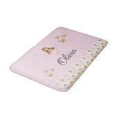 Tapis De Bain Fairy Cute Garden Enchanted Nom personnalisé (Angle)
