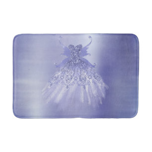 Tapis De Bain Fairy Wing Lavender Gown Fleur d'iridescente vio
