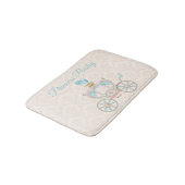 Tapis De Bain Fairytale Princess Carrie Blush Ivory Aqua (Angle)