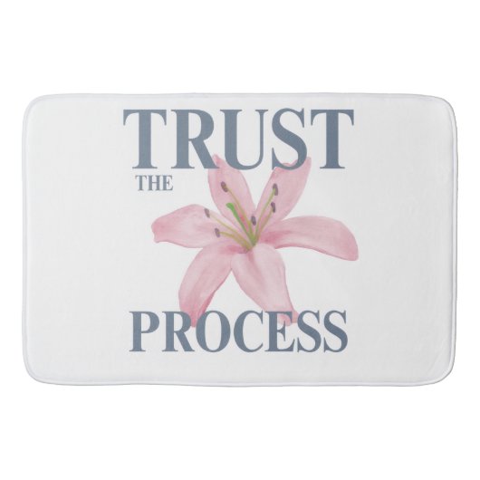 Tapis De Bain Fais Confiance au Processus : Bain de Motivation F (Devant)