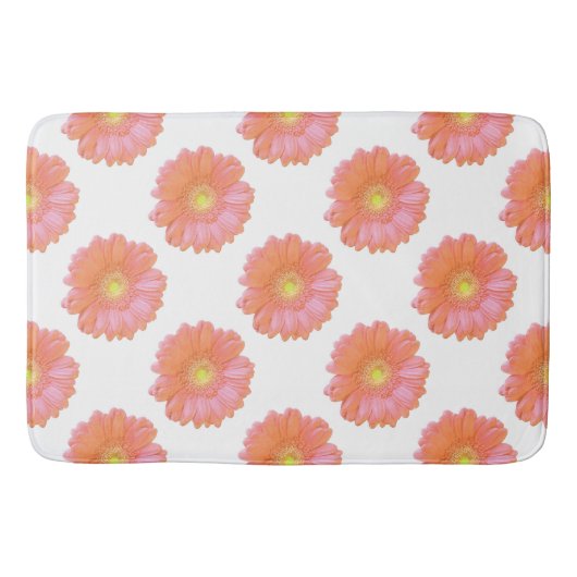 Tapis De Bain Faisée de gerbera orange (Devant)
