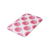 Tapis De Bain Faisée de gerbera rose (Angle)