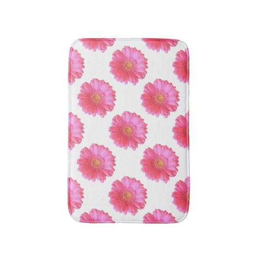 Tapis De Bain Faisée de gerbera rose (Devant (Vertical))