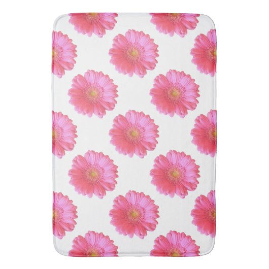 Tapis De Bain Faisée de gerbera rose (devant Vertical)