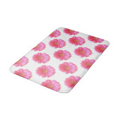 Tapis De Bain Faisée de gerbera rose (Angle)