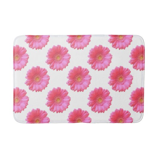 Tapis De Bain Faisée de gerbera rose (Devant)