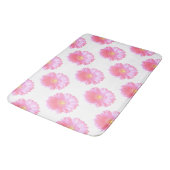 Tapis De Bain Faisée de gerbera rose pâle (Angle)