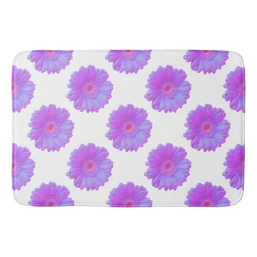 Tapis De Bain Faisée de gerbera violette (Devant)