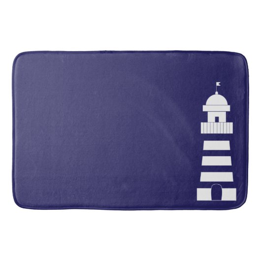 Tapis de bain fait sur commande de phare grand (Devant)
