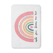 Tapis De Bain Faites de vos rêves une réalité arc-en-ciel (Devant (Vertical))