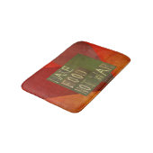 Tapis De Bain Faites la guerre de nourriture pas (Angle)