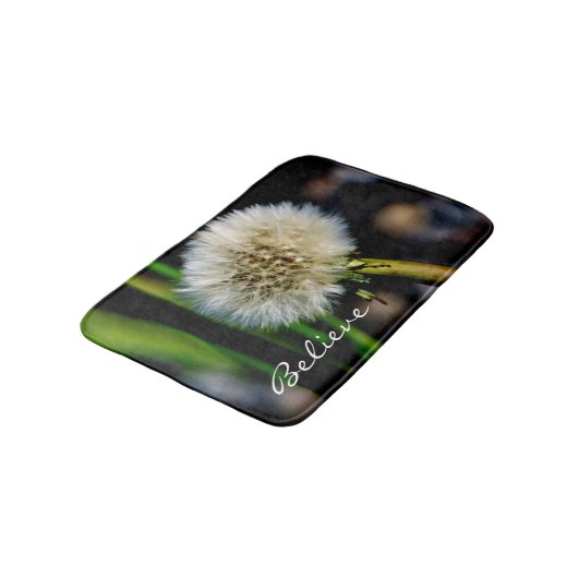 Tapis De Bain Faites un voeu, croyez-vous, Dandelion Bath Mat (Angle)