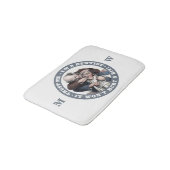 Tapis de bain faits sur commande de monogramme (Angle)