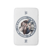Tapis de bain faits sur commande de monogramme (Devant (Vertical))
