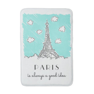 Tapis de bain faits sur commande d'illustration de