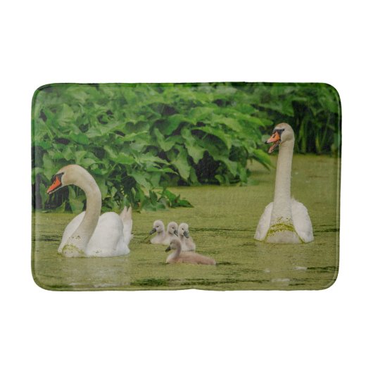 Tapis De Bain Famille de cygne (Devant)