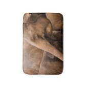 Tapis De Bain Famille des éléphants : Faune majestueuse (Devant (Vertical))