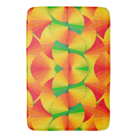 Tapis de bain - fans d'agrume (devant Vertical)