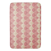 Tapis De Bain Fans Pink Mid-Century (devant Vertical)