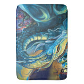 Tapis De Bain Fantaisie d'équitation de dragon (devant Vertical)