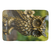 Tapis De Bain Fantasy Cute Brass Owl Skates (Devant)
