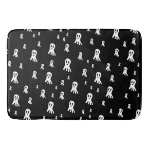Tapis De Bain Fantômes d'Halloween foncé