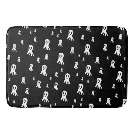 Tapis De Bain Fantômes d'Halloween foncé (Devant)