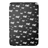 Tapis De Bain Fantômes d'Halloween foncé (devant Vertical)