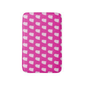 Tapis De Bain Fantômes roses d'Halloween et points  (Devant (Vertical))