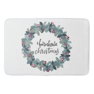 Tapis De Bain Farmhouse Christmas Christmas Wire