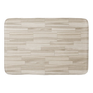 Tapis De Bain Farmhouse Country Natural Wood Plank Cute Motif