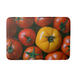 Tapis De Bain Farms Shiny Red & Yellow Tomatoes