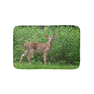 Tapis De Bain Faune devant une clôture