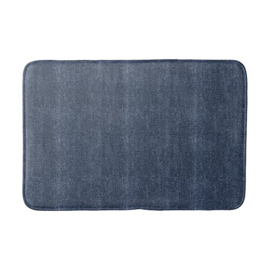 Tapis De Bain Fausse Jean Bleu Denim (Devant)