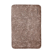 Tapis De Bain Faux Rose Gold Sparkie Parties scintillant Mat (Devant (Vertical))