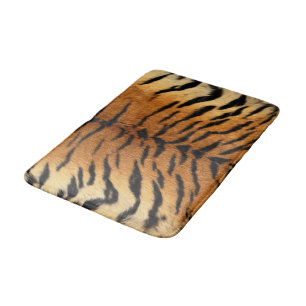 Tapis De Bain Faux Sibérie Tigre Peau Salle de bain Mat