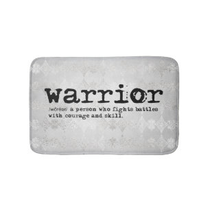 Tapis De Bain Faux Silver Metallic Warrior Définition