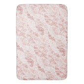 Tapis De Bain Faux White Lace Poisson Mat (devant Vertical)